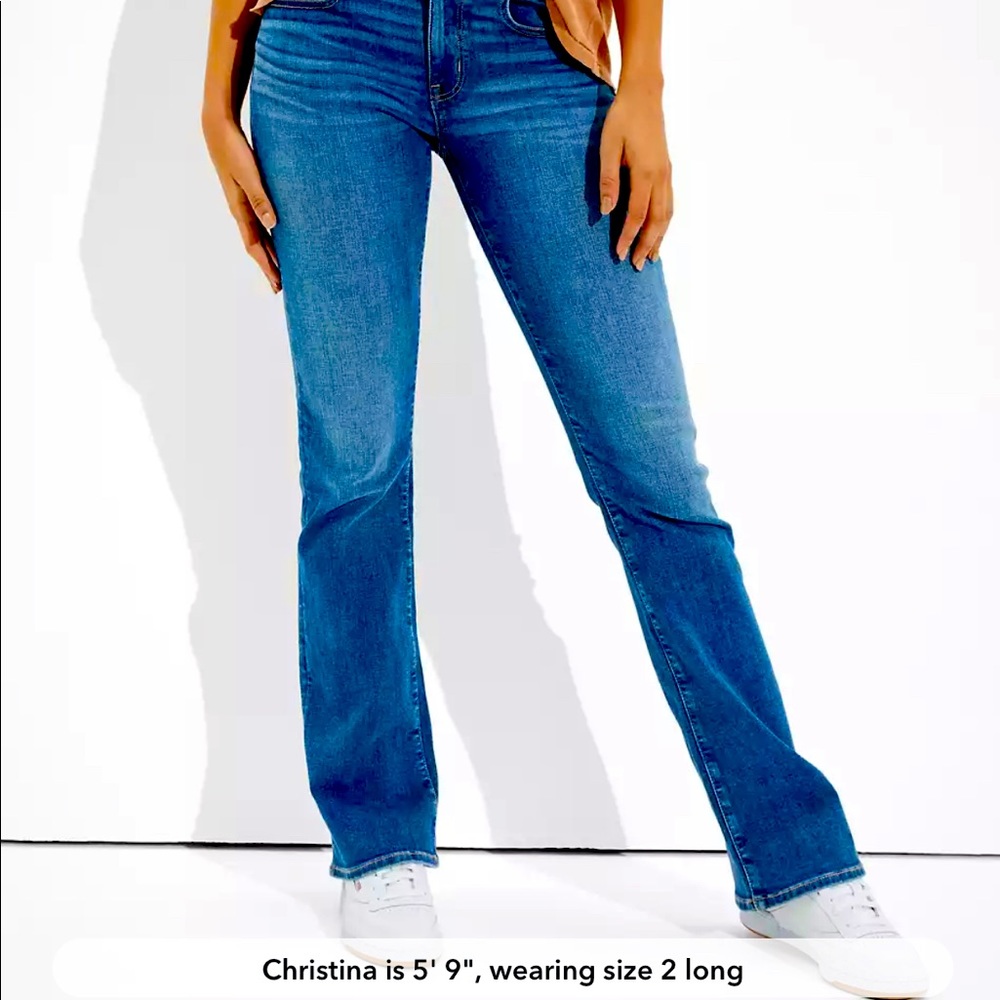 American Eagle Kickboot stretch jeans size 4 darkwash